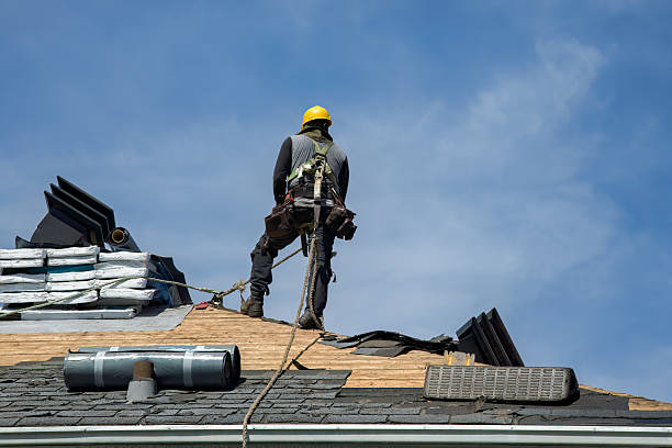 Professional Roofing technician working in Glenville, NC